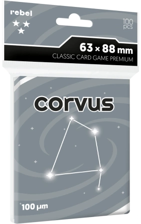 Koszulki ochronne 63x88 mm Rebel Classic Card Game Corvus Premium Standard CCG
