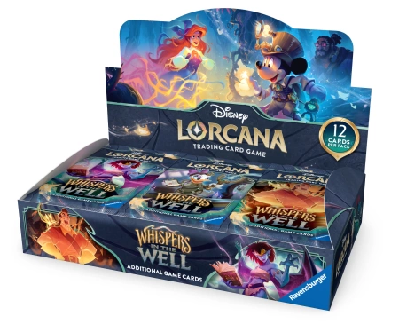 Disney Lorcana Whispers in the Well Booster Display / Box