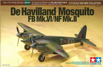 Model plastikowy do sklejenia Tamiya 60747 Mosquito FB Mk.VI/NF Mk.II