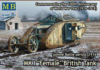 Master Box 72002 MK I "Female" British Tank 1916