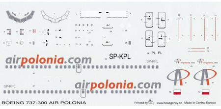 Bigmodel 1440006 B737-300 Air Polonia - Profi Pack