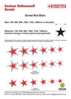Techmod 48020 Soviet Red Stars 