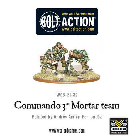 Bolt Action British Commando 3" Mortar Team