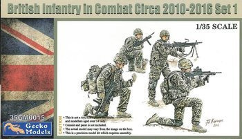 Gecko Models  British Infantry in combat set1