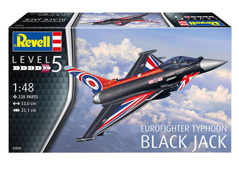 Revell 03820 Eurofighter Typhoon "Black Jack" model plastikowy do sklejenia i pomalowania