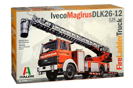 Italeri 3784 Iveco Magirus DLK26-12 FireLadder    