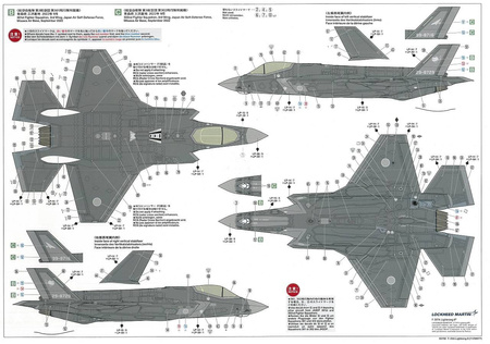 Tamiya 60792 Lockheed Martin F-35 A Lightning II model plastikowy do sklejenia i pomalowania