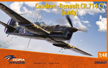 Dora Wings 48047 Caudron-Renault CR.714 C1 (early)  model plastikowy do sklejenia i pomalowania