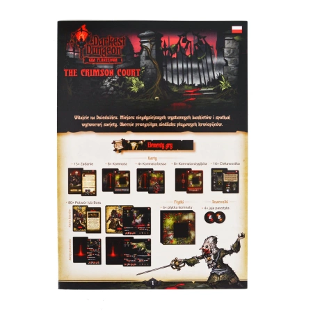 Darkest Dungeon Gra Planszowa + Skarbiec + Crimson Court + Muszkieterka