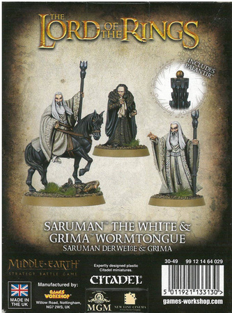 Middle-Earth SBG Saruman The White & Grima Wormtongue