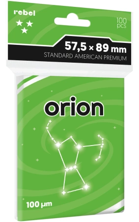 Koszulki ochronne Rebel 57,5x89 mm Standard American Orion Premium