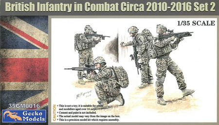 Gecko Models British Infantry in combat  set2