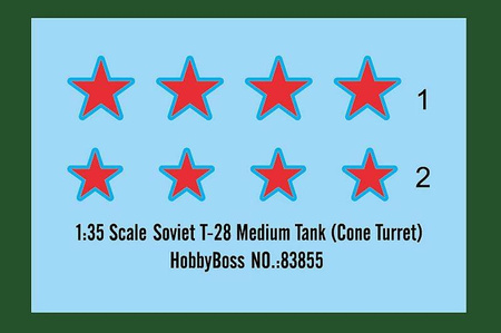 Hobby Boss 83855 Soviet T-28 Medium Tank