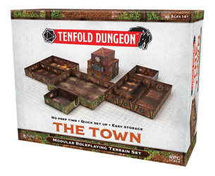 Tenfold Dungeon The Town - przestrzenna sceneria RPG