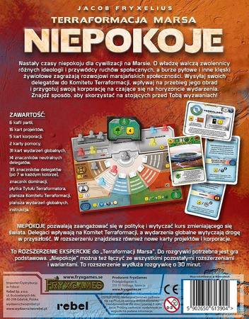 Terraformacja Marsa: Niepokoje