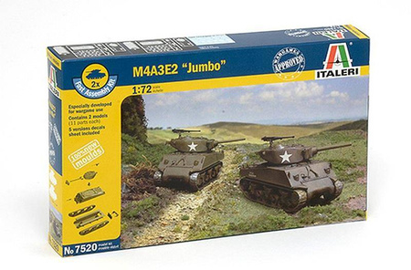 Italeri 7520 M4A3E2 Jumbo