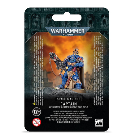 Space Marines Captain with Master-Crafted Heavy Bolter