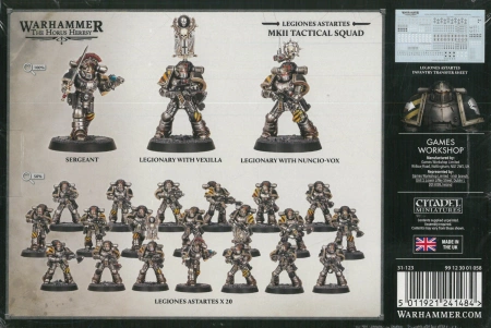 The Horus Heresy Legiones Astartes MKII Tactical Squad