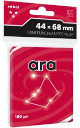 Koszulki ochronne Rebel 44x68 mm Mini European Ara Premium