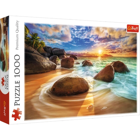 Puzzle 1000 el. Plaża Samudra, Indie (Trefl)