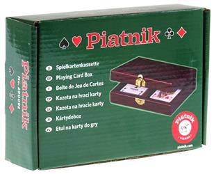 Karty Lux w drewnianej szkatułce Piatnik 280092
