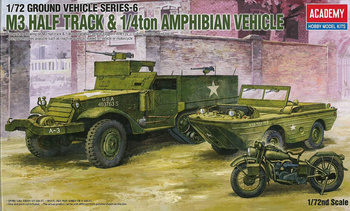 Academy M3 Half Track & 1/4ton Amphibian Vehicle