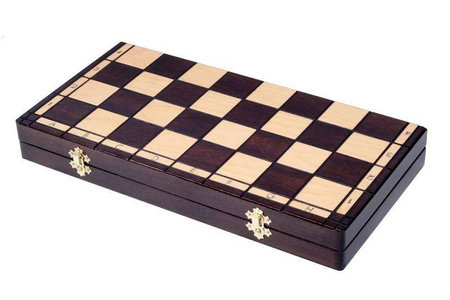 Szachy drewniane Olimpijskie duże 42cm