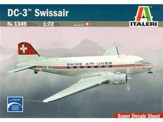 Italeri1349 DC-3 Swissair