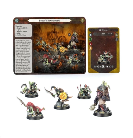 Warhammer Underworlds Borgit's Beastgrabbaz / Gloomspite Gitz 