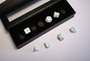 Icewind Dale Heavy Metal Dice Set White