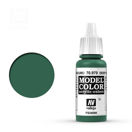 Farba Vallejo Model Color 79 70970 Deep Green FS34090