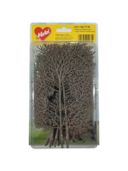 Heki 1971 Drzewa liściaste do samodzielnego montażu 10 szt. o wysokości 18 cm.