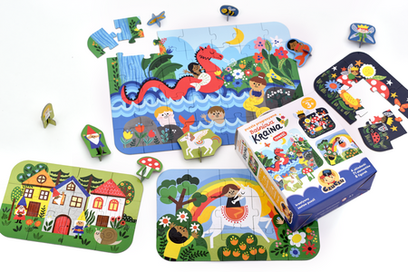 CzuCzu - Puzzle Progresywne Baśniowa Kraina / 3+