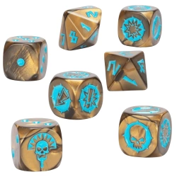Blood Bowl Tomb Kings Team Dice Set