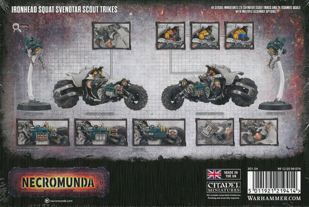 Necromunda Ironhead Squat Svenotar Scout Trikes