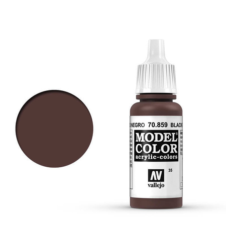 Farba Vallejo Model Color 41 70859 Black Red (Cadmium Brown)