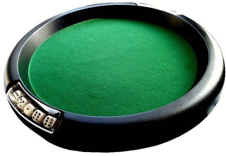 Zestaw do gry w kości - duża tacka 46 cm + żetony