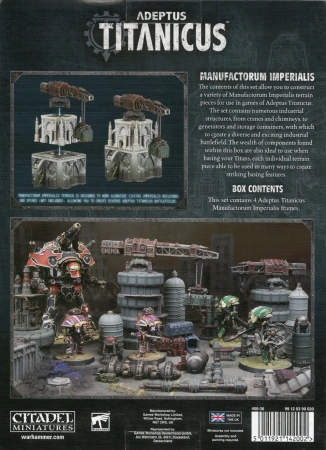 Battletech / Legions Imperialis / Adeptus Titanicus Manufactorum Imperialis zestaw scenerii