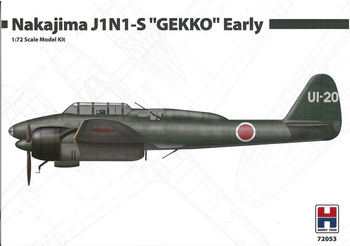 Hobby 72053 Nakajima J1N1-S "Gekko" Early model plastikowy do sklejenia i pomalowania