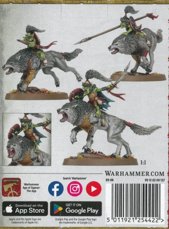 Gloomspite Gitz Snarlboss and Wolfgit Retinue