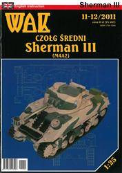 Model kartonowy WAK 9/11 Sherman III (M4A2)