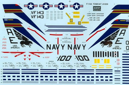 Academy 12253 F-14A U.S. Navy Fighter
