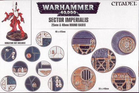 Podstawki Sector Imperialis 25 & 40mm Round Bases