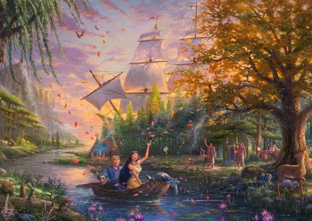 Puzzle 1000 Thomas Kinkade Pocahontas (Schmidt)
