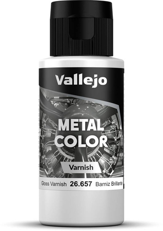 Lakier Vallejo 26657 Gloss Metal Varnish 60 ml.
