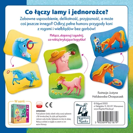 Kapitan Nauka Lamy i Jednorożce Gra memo