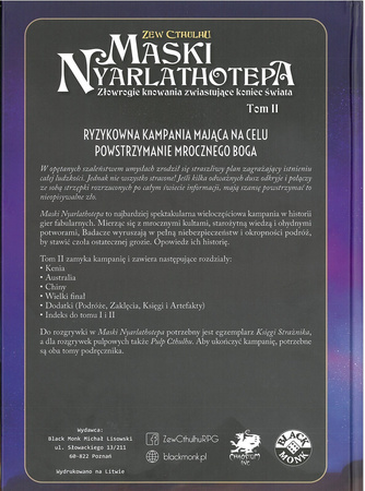 Zew Cthulhu 7 ed. Maski Nyarlathotepa Zestaw Klasyczny