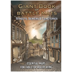 Giant Book of Battle Mats Streets Sewers & Cemeteries - mapy taktyczne