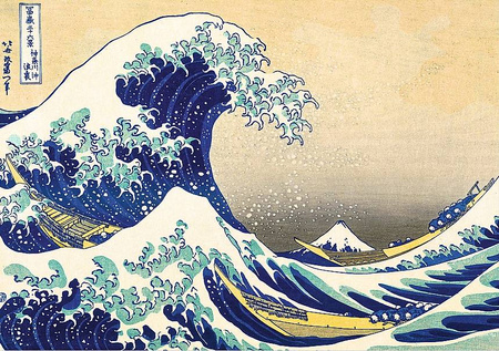 Puzzle 1000 Wielka Fala w Kanagawie (Trefl)