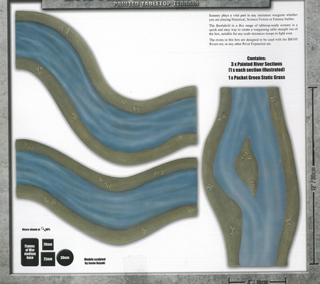 Battlefield in a Box BB513 River Expansion Island - rzeka wysepka